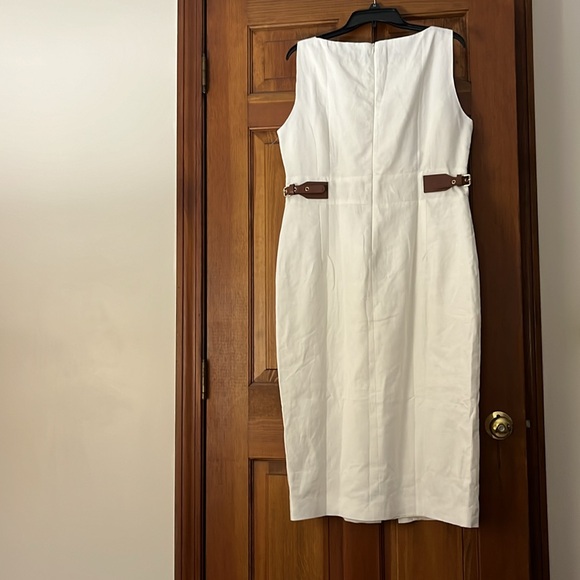 Karen Millen Ivory Linen Dress - Picture 4 of 7